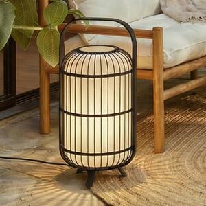 Lucande Lampa tarasowa Tayori, czarna, 64 cm, IP44 Tayori, czarny, aluminium, design