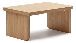 Stolik w dekorze dębu w naturalnym kolorze 89x62 cm Oaq – Kave Home