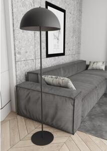Lampa stojąca podłogowa minimalistyczna czarna półokrągły klosz 2xG9 8W MOGU Emibig
