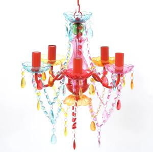 Kolorowy świecznikowy żyrandol kryształowy do salonu - E960-Lovet