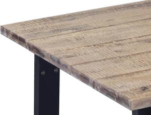 Brązowy stół z drewna akacjowego – Claris