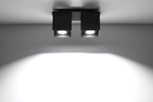 Podwójny plafon LED E767-Quas - czarny