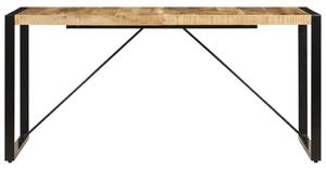 Industrialny stół z drewna 80x160 – Veriz 3X