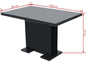 Czarny stół rozkładany – Kangos