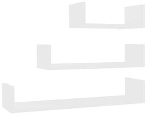 Zestaw białych półek ściennych - Baffic 3X