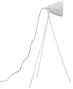 Biała lampa podłogowa trójnóg z regulowanym kloszem - EX109-Vella