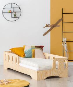 Prawostronne łóżko drewniane dziecięce 16 rozmiarów - Filo 2X