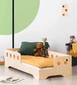 Prawostronne łóżko drewniane dziecięce 16 rozmiarów - Filo 4X