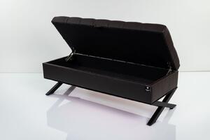 Kufer Skrzynia Pikowany Czarny / Model QM-14 Rozmiary od 50 cm do 200 cm