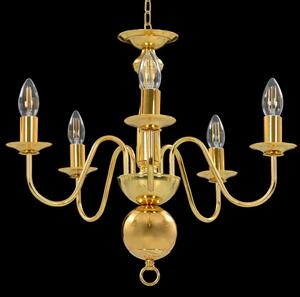 Złoty żyrandol świecznikowy - EX169-Milet
