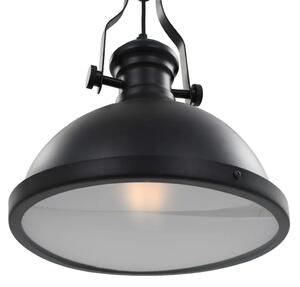 Czarna industrialna lampa sufitowa - EX173-Rozi