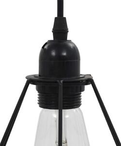 Czarna lampa wisząca nad stół - EX178-Tevis