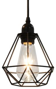 Czarna lampa wisząca nad stół - EX178-Tevis