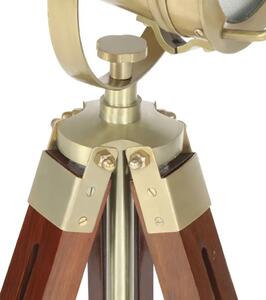 Brązowa lampa stojąca retro z regulacją wysokości - EX190-Savita