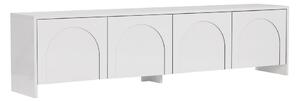 Biała szafka pod TV 180x45x32 cm Aurelia – Kalune Design
