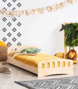 Drewniane łóżko dziecięce ze stelażem - Mailo 11X