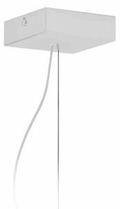 Kwadratowa lampa wisząca z białym stelażem - EX359-Sangriv - 5 kolorów