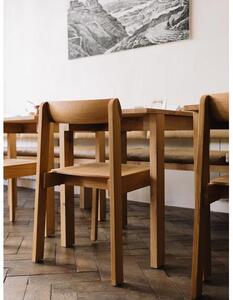 Krzesło z drewna dębowego Blueprint, 2 szt