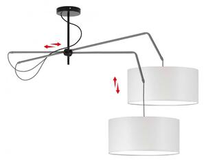 Lampa wisząca z ruchomym ramieniem EX244-Risa - 18 kolorów do wyboru