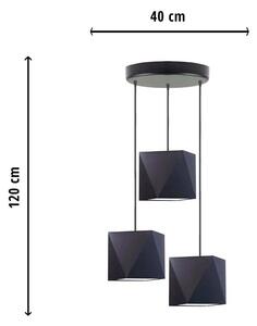 Lampa wisząca z abażurami nad stół - EX258-Majorex- 18 kolorów do wyboru