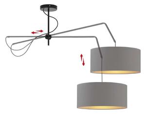 Lampa wisząca glamour z okrągłym kloszem - EX252-Riox- 5 kolorów do wyboru