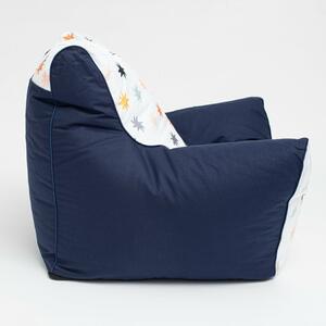 New Baby Krzesełko wypełnione kuleczkami, niebieski