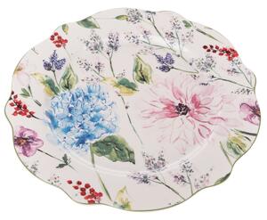 Porcelanowy talerz płytki Flower Garden, 27 cm