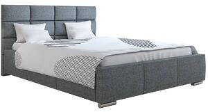 Tapicerowane łóżko z pojemnikiem 200x200 Campino 3X - 48 kolorów