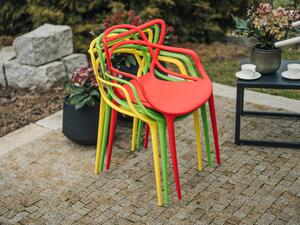 Krzesło plastikowe KATO czerwone