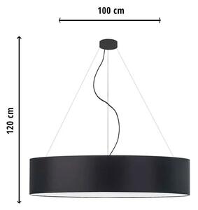 Regulowana lampa wisząca z okrągłym abażurem 100 cm - EX320-Portes - kolory do wyboru