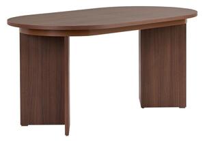 Rozkładany stół z dodatkowym blatem w dekorze orzecha 90x160 cm Sorell – Kalune Design