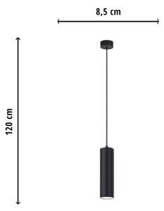Lampa wisząca tuba nad stół - EX329-Bejrux - 18 kolorów do wyboru
