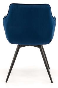 MebleMWM Krzesło obrotowe DC-0084-2 niebieskie