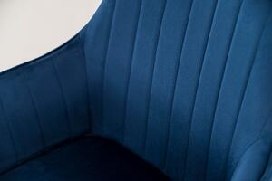 MebleMWM Krzesło obrotowe DC-0084-2 niebieskie