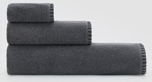 Reserved - Ręcznik łazienkowy z haftowanym brzegiem - Szary
