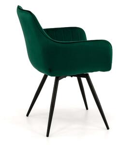 EMWOmeble Krzesło obrotowe do jadalni DC-0084-2 zielone