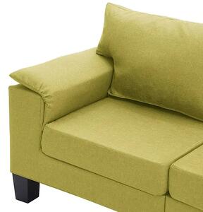 Czteroosobowa ekskluzywna zielona sofa - Ekilore 4Q