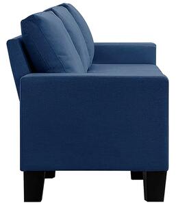 Ponadczasowa 5-osobowa niebieska sofa - Lurra 5Q