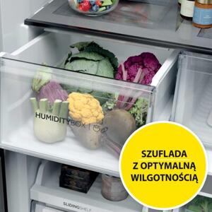 Lodówka HAIER HCR39F19ENPT Side by Side No Frost 190.5cm Czarna
