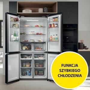 Lodówka HAIER HCR39F19ENPT Side by Side No Frost 190.5cm Czarna