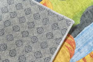 Kolorowy prostokątny dywan ze zwierzętami - Hazo 3X