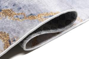 Szaro-złoty dywan z marmurowym wzorem w stylu glamour - Valano 3X