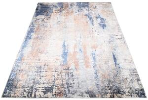Brązowo-beżowy przecierany dywan w stylu loft - Befadi 6X