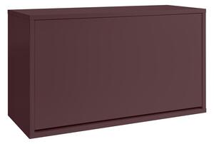 Bordowa uchylna/wisząca szafka na buty 70x30x40 cm – ReCollector