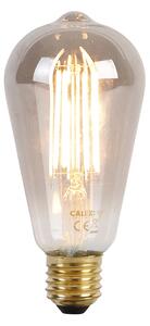 Inteligentna lampa wisząca mosiężna ze szkłem w kolorze oceanicznego błękitu 20 cm z WiFi ST64 - Pallon Oswietlenie wewnetrzne