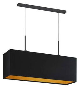 Prostokątna lampa wisząca nad stół na czarnym stelażu - EX407-Milovi - 5 kolorów