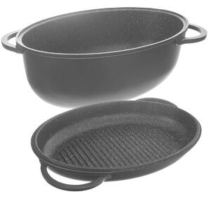 Grande Naczynie do pieczenia dwustronne 43 x 30 x 13,5 cm ORION 127029