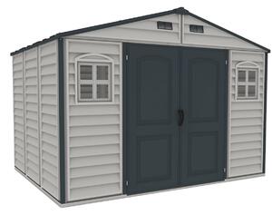 WoodSide Plus Domek ogrodowy 233 x 325 x 240 cm, winylowy, szary/antracyt DURAMAX 30227