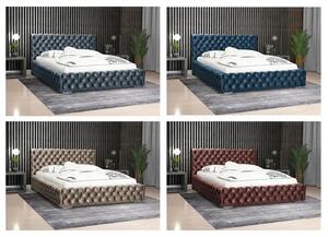 Pojedyncze łóżko tapicerowane 90x200 Sari 3X - 36 kolorów