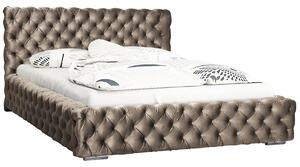 Dwuosobowe łóżko z pojemnikiem 200x200 Sari 3X - 48 kolorów